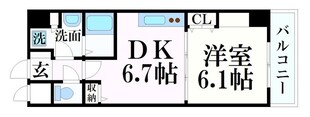 プレジール三ノ宮Ⅱの物件間取画像